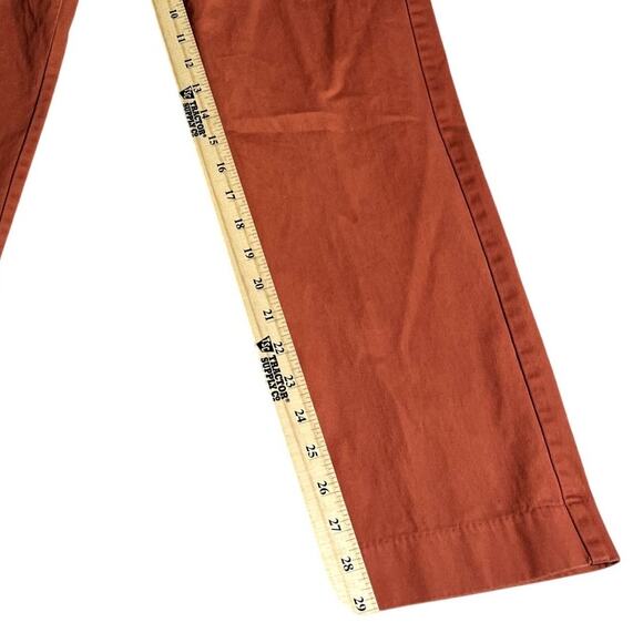 Bills Khakis Mens 100% Cotton Weathered Nantucket Red Slim Fit Size 36 x 32 - Picture 5 of 7